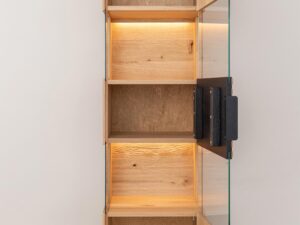 miniaturka Dębowa Witryna z Lamelami Valora