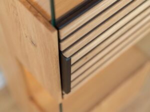 miniaturka Dębowa Witryna z Lamelami Valora