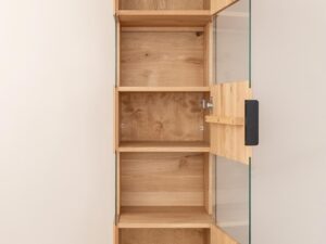 miniaturka Dębowa Witryna Stojąca Valora