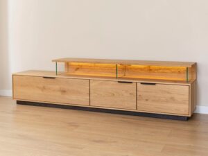 miniaturka Wisząca Szafka RTV Dębowa Valora