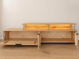 miniaturka Wisząca Szafka RTV Dębowa Valora