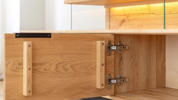 miniaturka Wisząca Szafka RTV Dębowa Valora