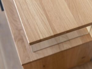 miniaturka Modernistyczna Szafka RTV z Plastrem Drewna Valora