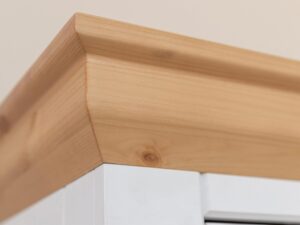 miniaturka Wąska Drewniana Szafa Petra