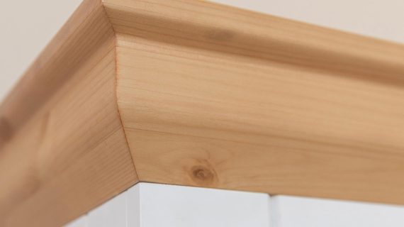 miniaturka Wąska Drewniana Szafa Petra