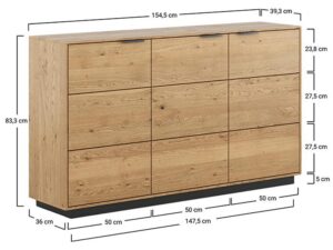 miniaturka Komoda Dębowa Valora