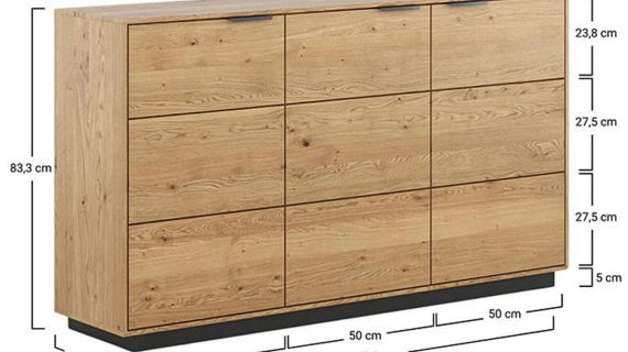 miniaturka Komoda Dębowa Valora