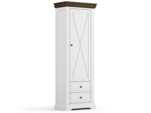 miniaturka Wąska Drewniana Szafa Petra