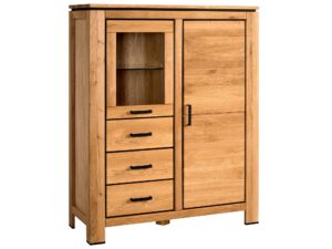 Kredens z Drewna Naturalnego Gracia Typ 45