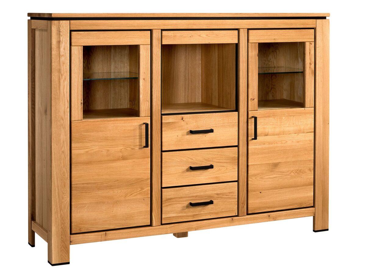 Kredens Duży z Dębowego Drewna Gracia Typ 47