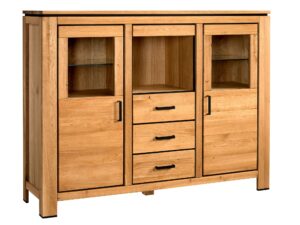 Kredens Duży z Dębowego Drewna Gracia Typ 47