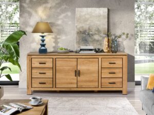 miniaturka Komoda Duża z Drewna Naturalnego Gracia Typ 49