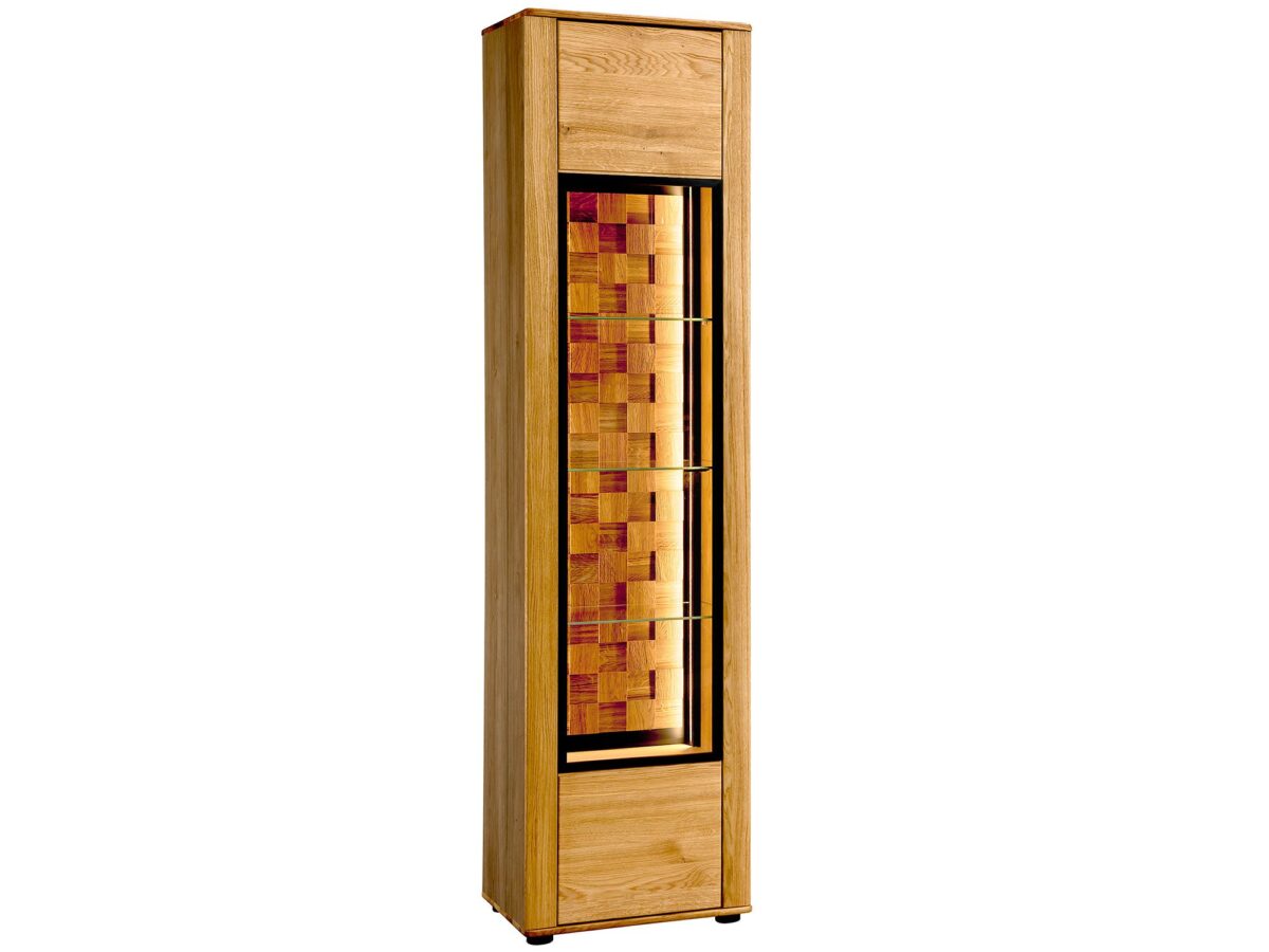 Uniwersalna Dębowa Witryna Shine Typ 10