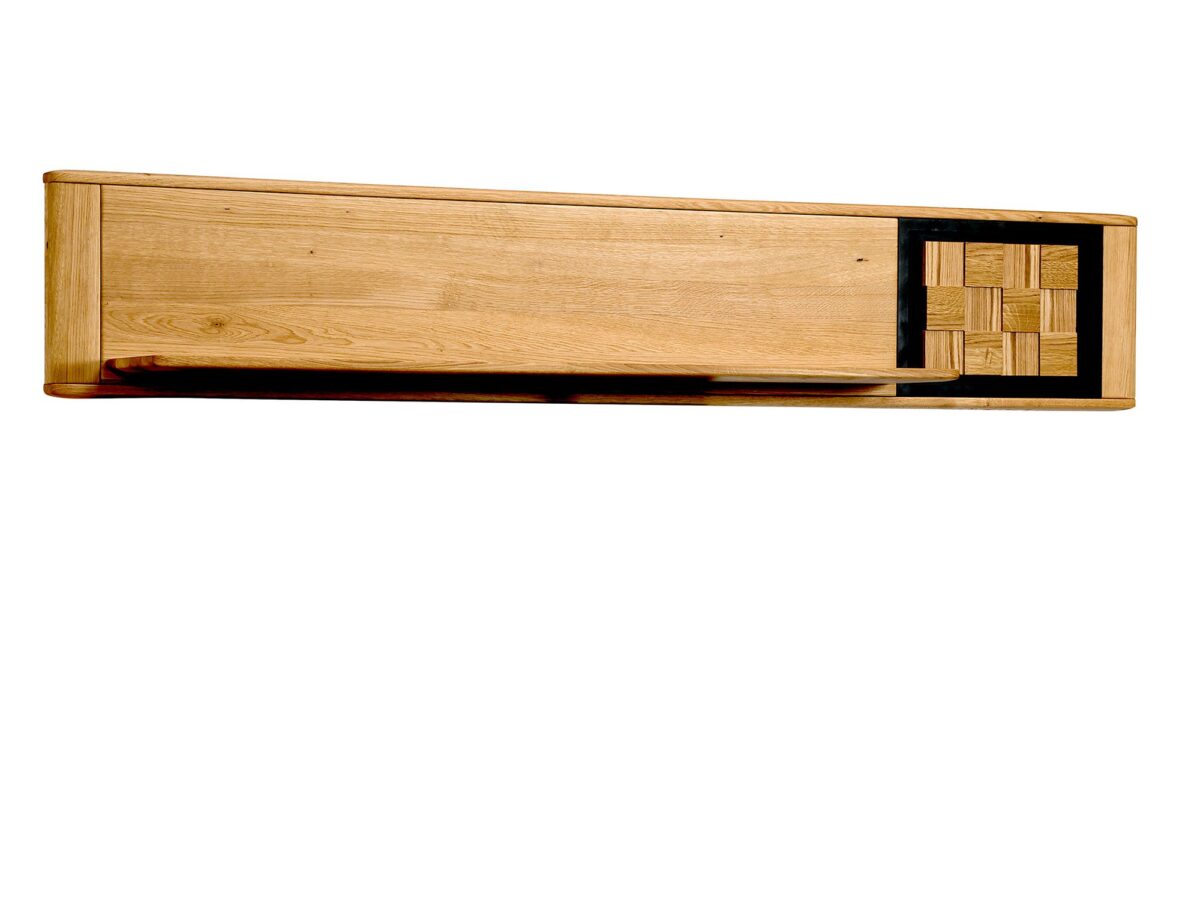 Nowoczesna Długa Półka z Dębu Shine Typ 35