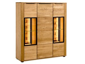 Wysoka Komoda z Dębu Shine Typ 47