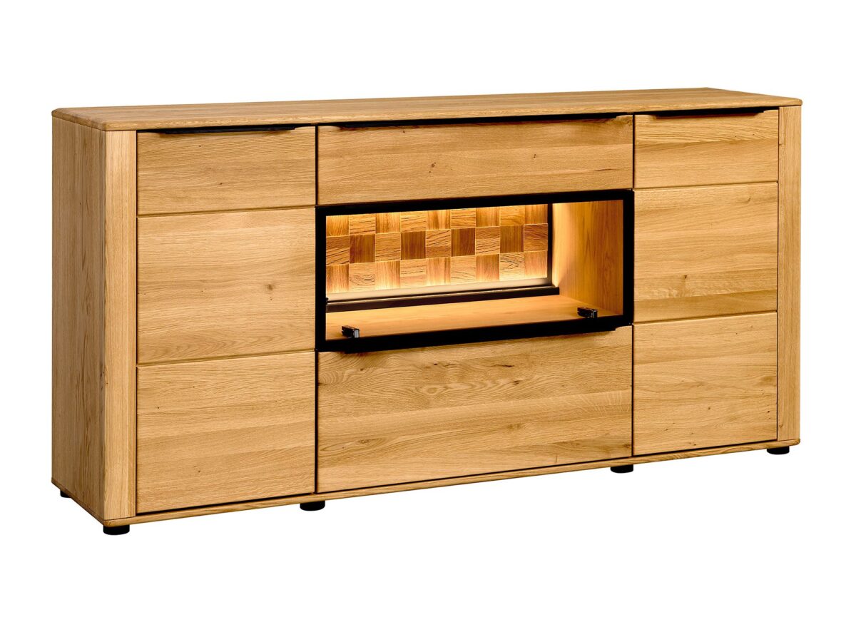 Niska Komoda z Drewna Shine Typ 49