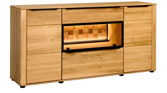 Niska Komoda z Drewna Shine Typ 49