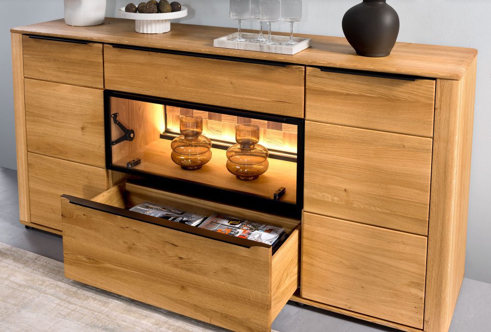 Niska Komoda z Drewna Shine Typ 49 - obrazek 3