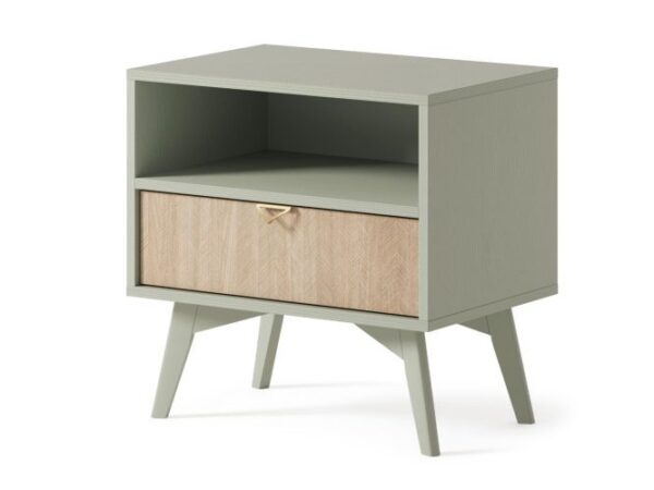 Szafka nocna w kolorze khaki – połączenie funkcjonalności i stylu