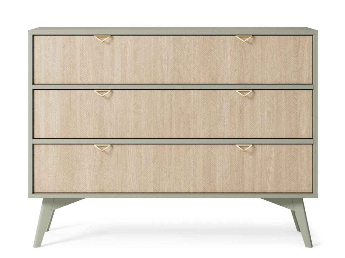 Komoda Las Beżowa w Stylu Boho