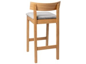 miniaturka Stołek Barowy Dębowy Tapicerowany Bellamy