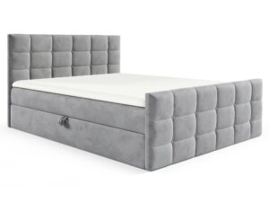 Kontynentalne Łóżko Clarismo z Ozdobnymi Guzikami