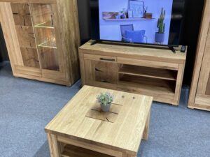 miniaturka Kwadratowy Stolik Kawowy Lux Solidny Dąb w Stylu Nowoczesnym