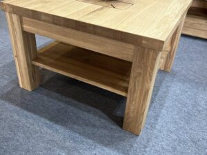 miniaturka Kwadratowy Stolik Kawowy Lux Solidny Dąb w Stylu Nowoczesnym