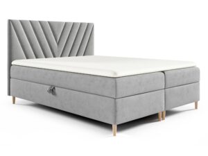 Łóżko Aveline z Drewnianymi Nóżkami