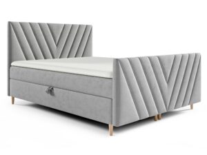 Łóżko Aveline Plus z Dekoracyjnym Zagłówkiem