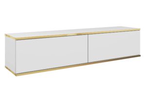 Szafka RTV Teyser z Złotymi Listwami Elegancja