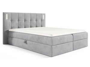 Łóżko Midnight z Subtelnym Oświetleniem LED