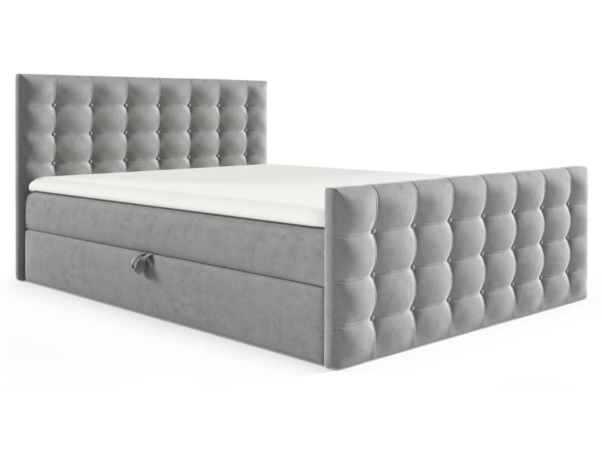 Nowoczesne Łóżko Monarch z Pikowanym Zagłówkiem