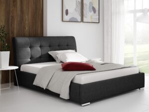 miniaturka Luksusowe Łóżko AMBRO z Wygiętym Zagłówkiem