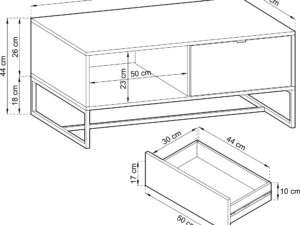 miniaturka Ława Bursztyn Praktyczna do Salonu