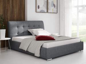 miniaturka Luksusowe Łóżko AMBRO z Wygiętym Zagłówkiem