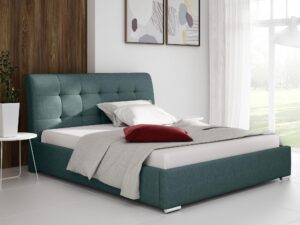 miniaturka Luksusowe Łóżko AMBRO z Wygiętym Zagłówkiem