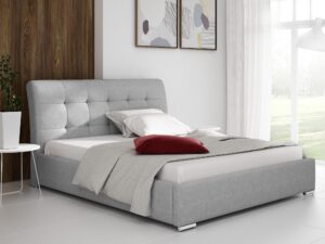 miniaturka Luksusowe Łóżko AMBRO z Wygiętym Zagłówkiem