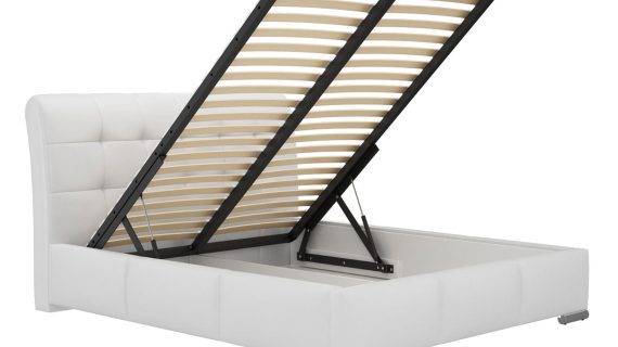 miniaturka Luksusowe Łóżko AMBRO z Wygiętym Zagłówkiem