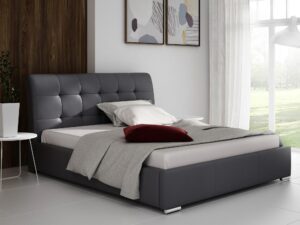 miniaturka Luksusowe Łóżko AMBRO z Wygiętym Zagłówkiem