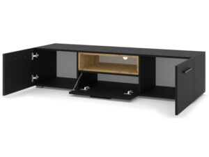 miniaturka Meblościanka Nimet C Czarny Mat Klasyczna