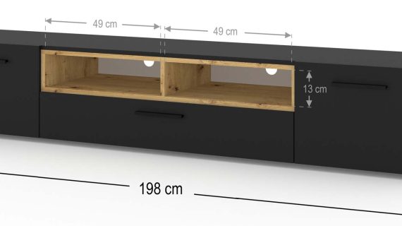 miniaturka Meblościanka Nimet A Unikalna do Salonu