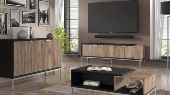 miniaturka Szafka RTV Tierra Dąb Flagstaff