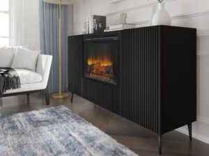 miniaturka Komoda Navia z Kominkiem Nowoczesna