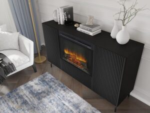 miniaturka Komoda Navia z Kominkiem Nowoczesna