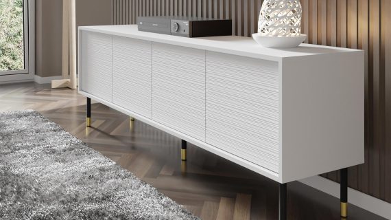 miniaturka Szafka RTV Armonia ze Złotymi Akcentami