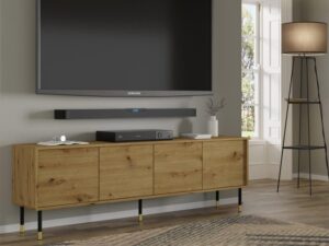 miniaturka Szafka RTV Armonia ze Złotymi Akcentami