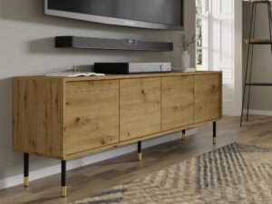 miniaturka Szafka RTV Armonia ze Złotymi Akcentami