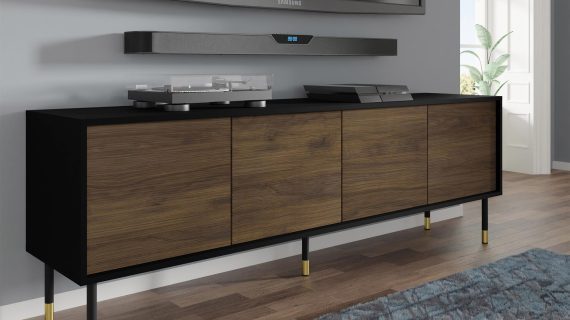 miniaturka Szafka RTV Armonia ze Złotymi Akcentami