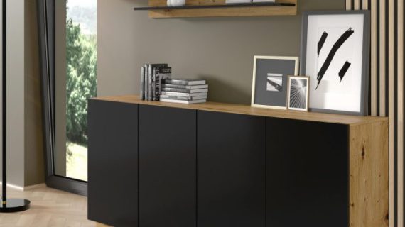 miniaturka Komoda Kismet Dąb Artisan Industrialna